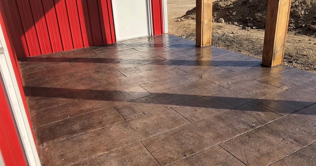 Stamped & Tinted Concrete Stamped & Tinted Concrete